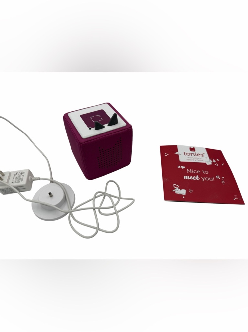 Tonies toniebox Audio Player Pink Box Player & Charger 10000719